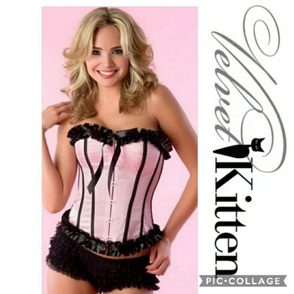 MEDIUM Velvet Kitten corset